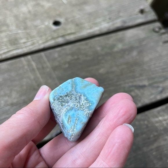 Larimar Gemstone Tumbled - Picture 10 of 15